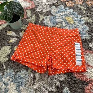 Old Navy Girls Red White Hearts Polka Dots Sailor Shorts New Tag Large 10/12